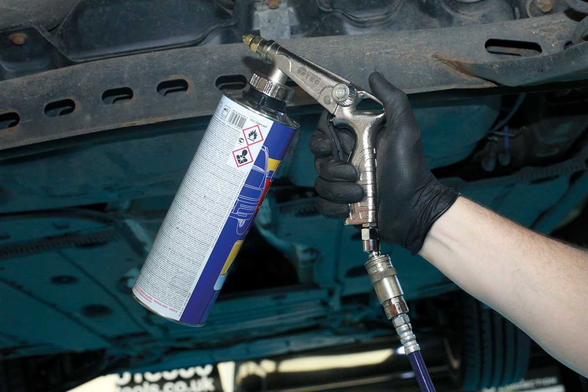  Bitumen based underbody coating + The purchase price 