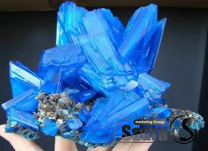 Purchase and price of blue metallic minerals types